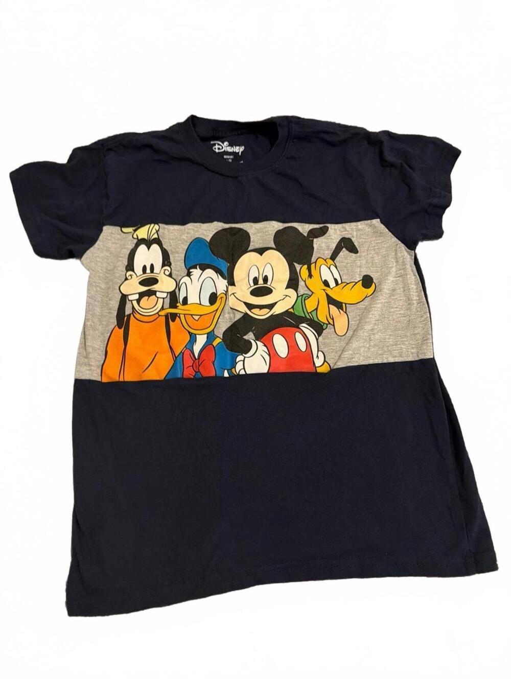 Disney Characters Boys T-Shirt Large - Mickey, Donald